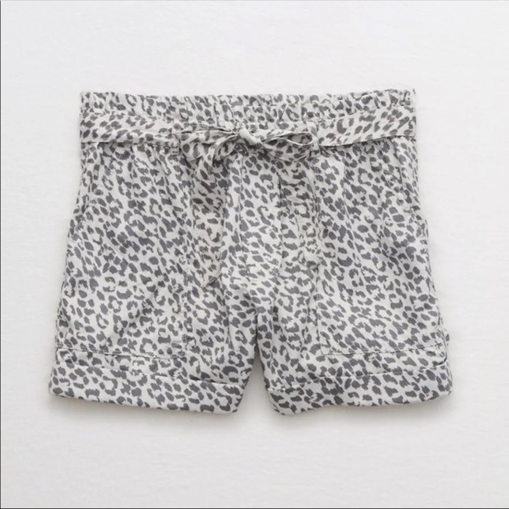 Animal print shorts